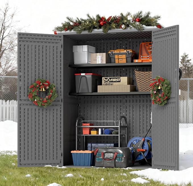 EHHLY Vertical Resin Storage Shed by EHHLY