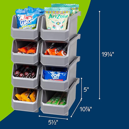 Plastic Containers for Organizing and Storage Bins for Closet, Garage or Pantry - Image 4