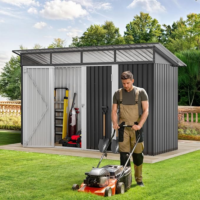 DWVO 9x4 FT Outdoor Storage Shed - Image 3