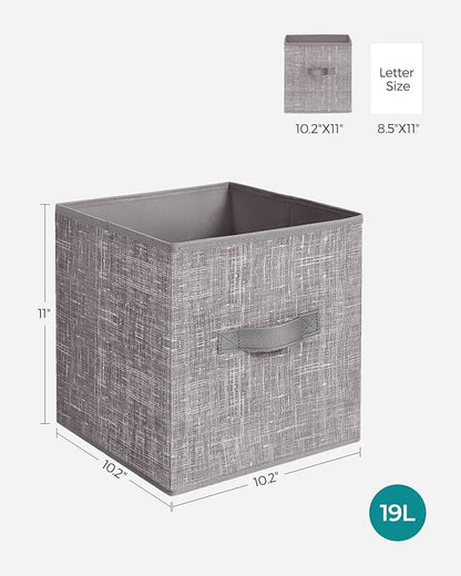SONGMICS Storage Cubes, 11-Inch Non-Woven Fabric Bins - Image 3