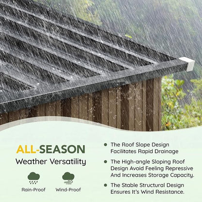 Breezz 10x12 FT Outdoor Storage Shed - Image 9
