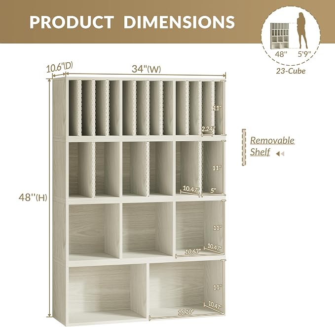 IOTXY DIY Modular Cube Bookcase - Image 3