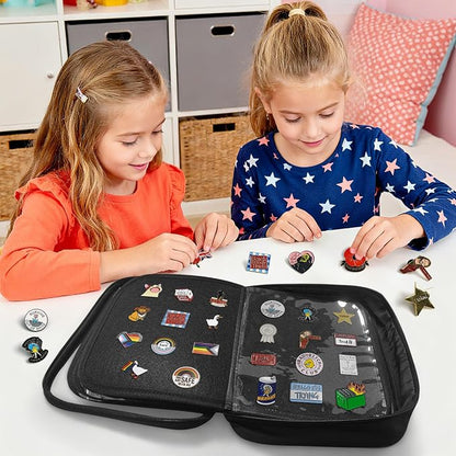 FR Multi-Function Enamel Pin Display Book, Detachable Binder Pin Bag - Image 6