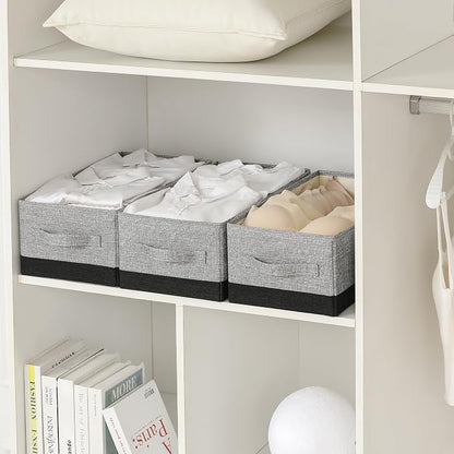 linen closet organizers and storage, 3 Pack Large Storage Baskets, Clothing - Image 9