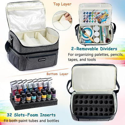 Acrylic Paint Organizer Bag - Image 3