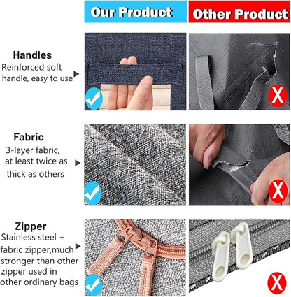 Large Storage Bags, Stackable Clothes Storage Bins - Image 3