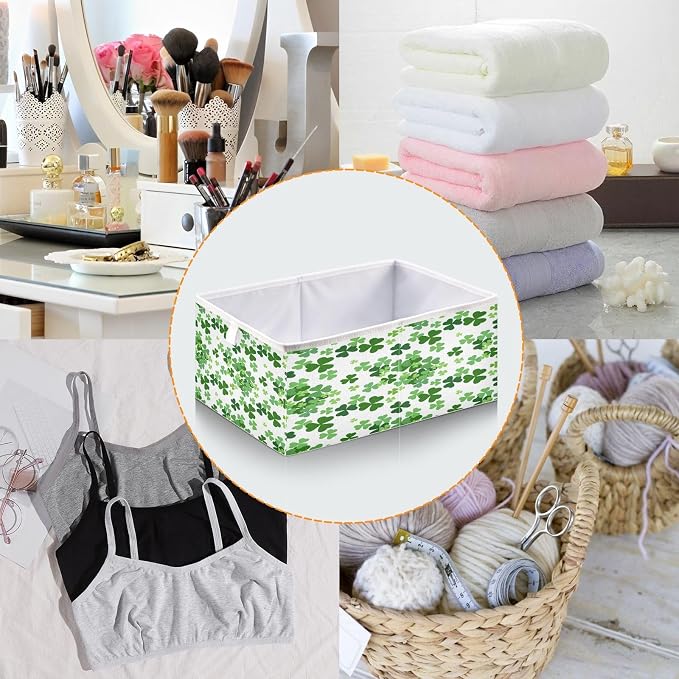 Lucky Clover Shamrocks Closet Organizers Storage Cubes Storage Bins Shelf - Image 5