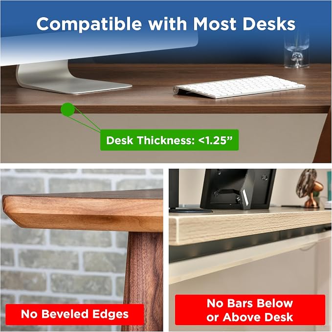 Kt4 Clamp on Keyboard Tray, Adjustable Slide Out Drawer - Image 7