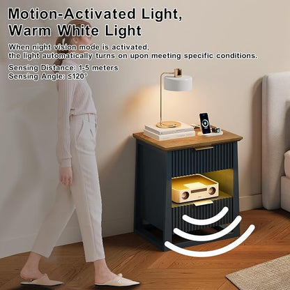 HIFYOBRO Fluted Nightstands - Image 6
