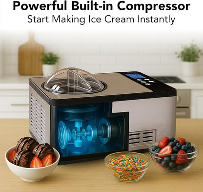 Whynter Ice Cream Maker Machine Automatic 2.1 Qt. - Image 7