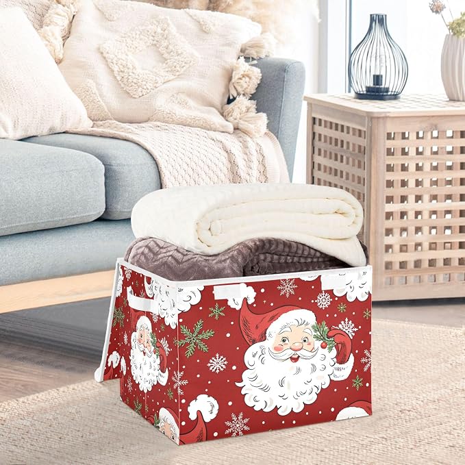 Christmas Santa Claus Storage Bins - Image 5