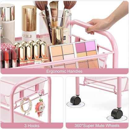 TOOLF 4 Tier Rolling Utility Cart - Image 5
