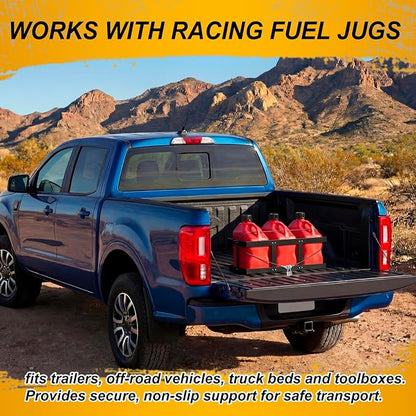 Outus Fuel Jug Holder Container Three 5 Gallon Gas Can Holder Heavy Duty - Image 6