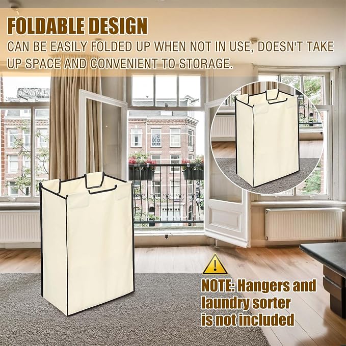 3 Pcs Laundry Sorter Replacement Bags Hamper Cart Removable Replacement Laundry - Image 7