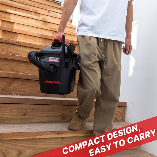 Shop-Vac 2.5 Gallon 2.0 Peak HP Wet Dry Vacuum - Image 5