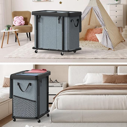 230L Large Fashion Laundry Basket - Image 7
