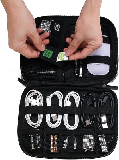 BAGSMART Electronics Organizer Travel Case, Small Cord Bag - Image 3