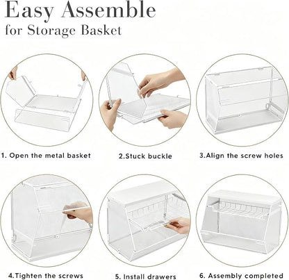 Teenyyou 2 Pcs Stackable Mesh Fruit Basket - Image 4