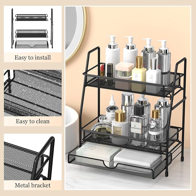 2-Tier Bathroom Counter Organizer - Image 4