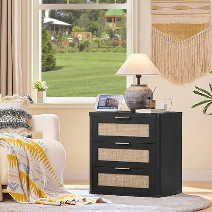 LEYAOYAO Rattan Night Stand - Image 7