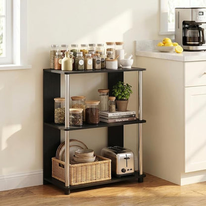 Furinno Jaya Simple Design 3-Tier Bookcase/Bookshelf/Display Rack - Image 2