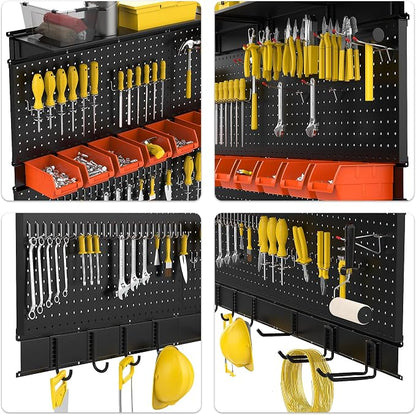 Ultrawall Black Pegboard Wall Organizer, 48X 36 inch - Image 5