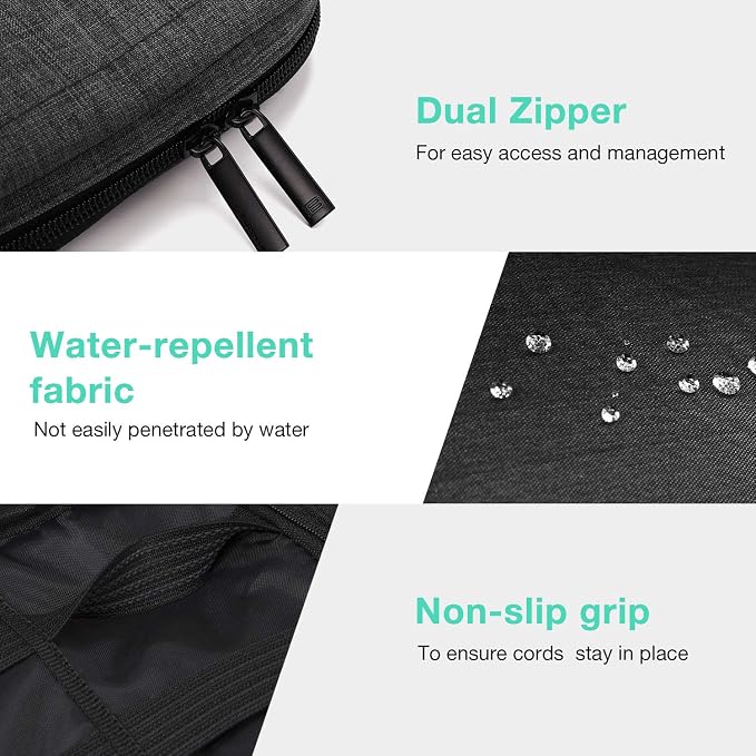 BAGSMART Travel Electronics Organizer, Phone SD Card, Men Women, - Image 5