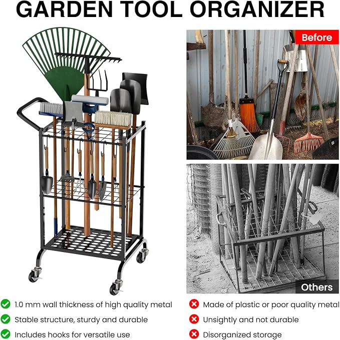 RANXFLOAT Garden Tool Organizer - Image 4