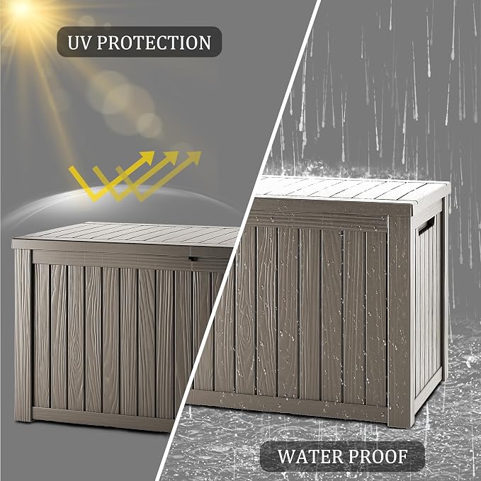 270 Gallon Heavy Duty Outdoor Storage Box - Image 5