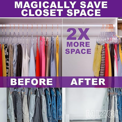 Premium Clear Invisible Acrylic Hangers, Crystal Plastic Hangers, Pants & Dress - Image 4