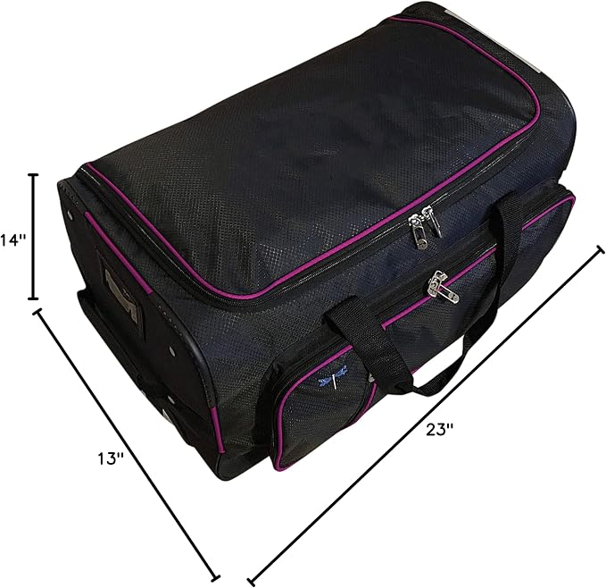 Travolution Dance Bag with Garment Rack, 24 Inch Rolling Duffel With Wheels - Image 11