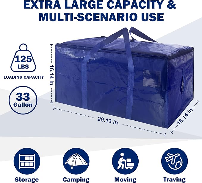 16 Pack Extra Heavy Duty Large Moving Bags - Image 2