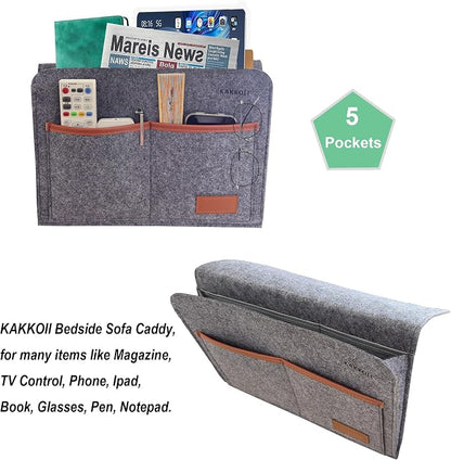 Bedside Caddy, Sofa Caddy, Storage Organizer Pocket - Image 4