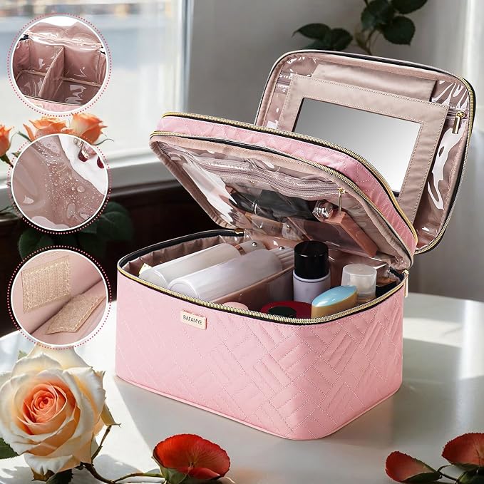 8.8L Double Layer Travel Makeup Bag - Image 6