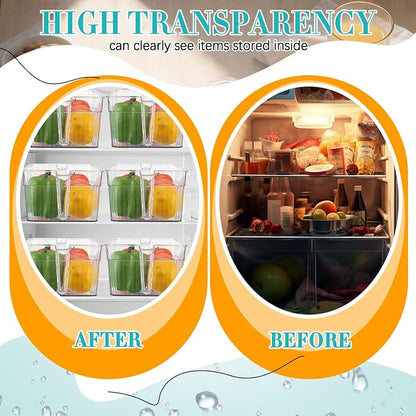 Havawish Ice Storage Bin and Flexible Scoop Set Plastic Freezer Bin - Image 6