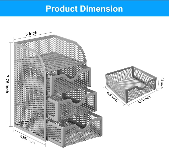 EasyPAG Mesh Desk Organizer - Image 7