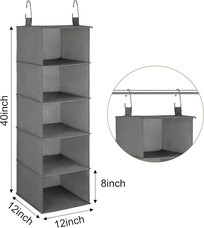 Libeder 5-Shelf Hanging Organizer - Image 3