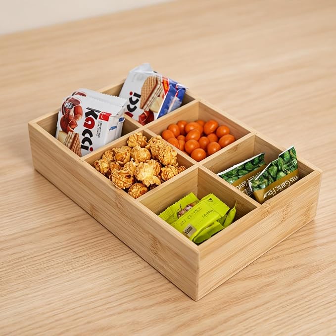 2 Pack Bamboo Desk Organizer - Image 9