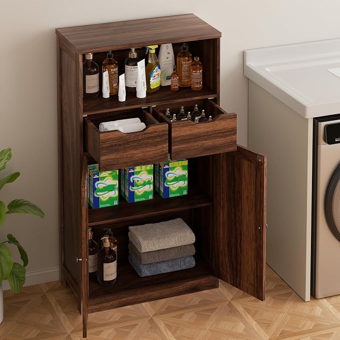 Walsunny Floor Storage Cabinet, Organizer - Image 7