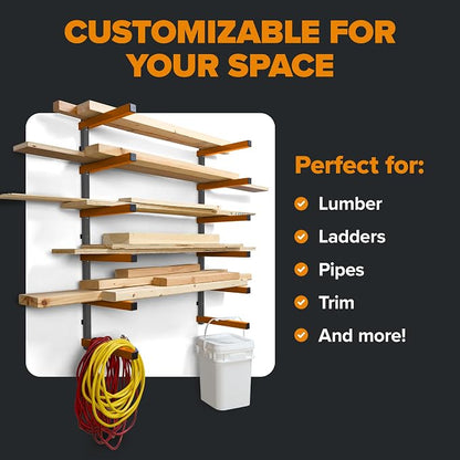 Bora Wood Organizer and Lumber Storage Rack - Image 4