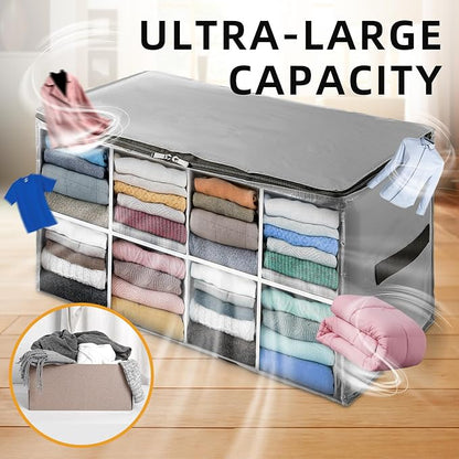 TAILI Extra Large Moving Bags, 10 Pack Silver Heavy Duty Totes - Image 9