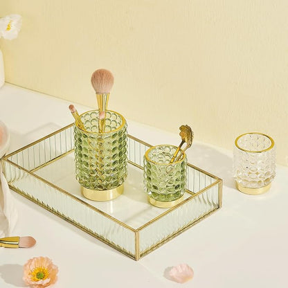 Makeup Brush Holder Organizer, Toothbrush Holders, Desk Pen Pencil Holder - Image 5