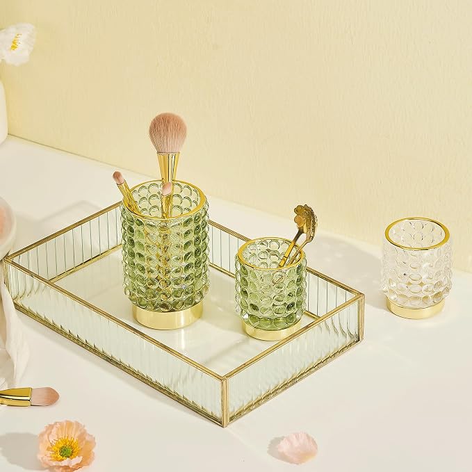 Makeup Brush Holder Organizer, Toothbrush Holders, Desk Pen Pencil Holder - Image 5