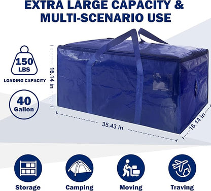 8 Pack Extra Heavy Duty Large Moving Bags - Image 2