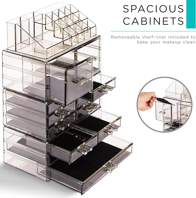 Sorbus Large Makeup Organizer - Image 5