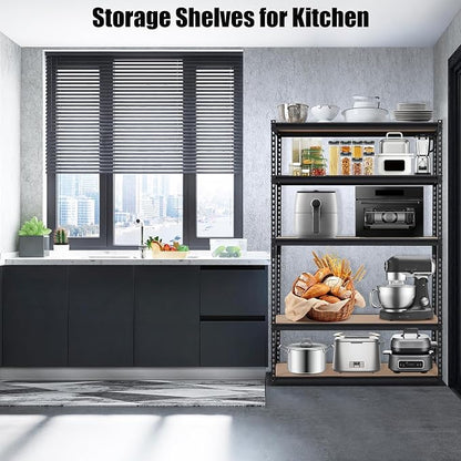 Takywep Heavy Duty Storage Shelves 48" x 24" x 72", 5 Tier Durable Metal - Image 2