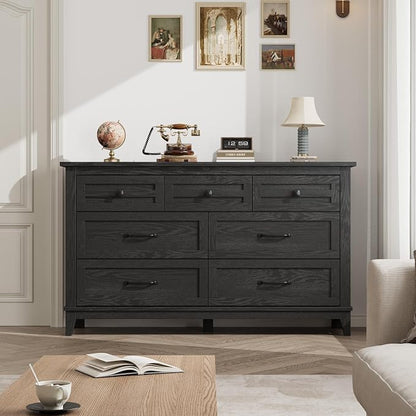 GarveeHome 7 Dresser for Bedroom, 54 in Wide Drawer Dresser - Image 3