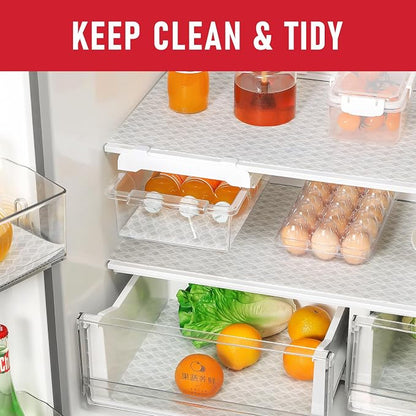 Cooyes 12 PCS Refrigerator Liners, Refrigerator Shelf Liners and Mats - Image 2