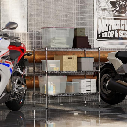 18" Deep x 36" Wide x 34" Height Wire Shelving Kit | 3-Tier | NSF Commercial - Image 2