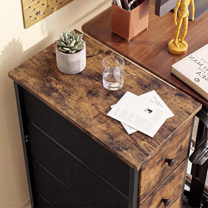 Fixwal Narrow Storage Cabinet, Narrow Nightstand Dresser - Image 8
